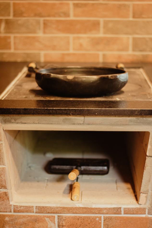 Área externa de churrasco Cabana NS